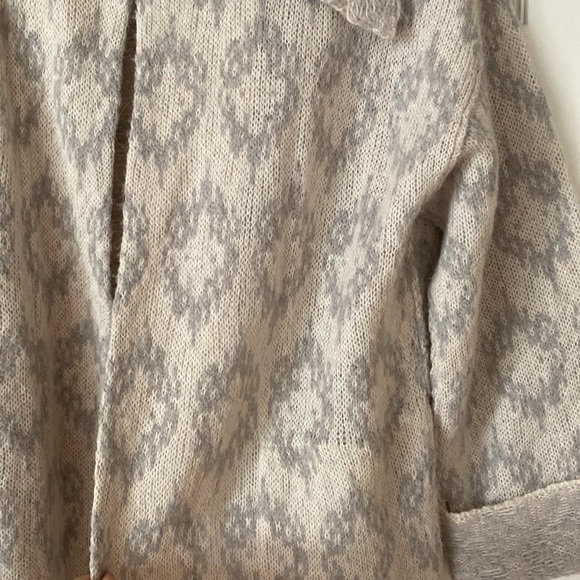 Free People Like a Diamond Sweater Coat in Icy Diamonds Combo - Picture 7 of 10